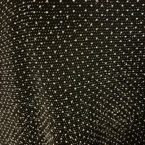 Elegant Black Polka Dot Dress - Picture 4 of 6